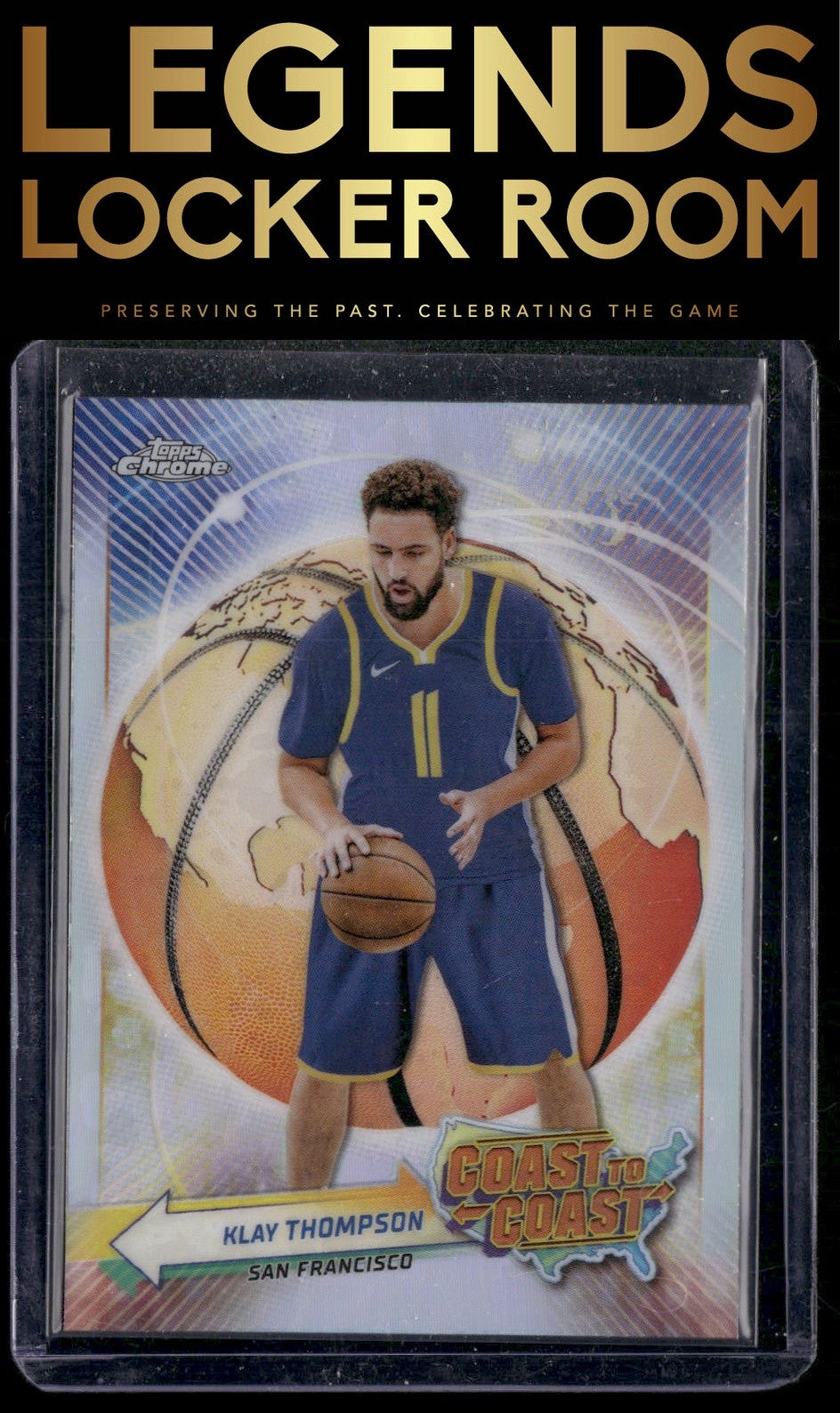 2023-24 Topps Chrome #CC-22 Klay Thompson Coast to Coast Refractors