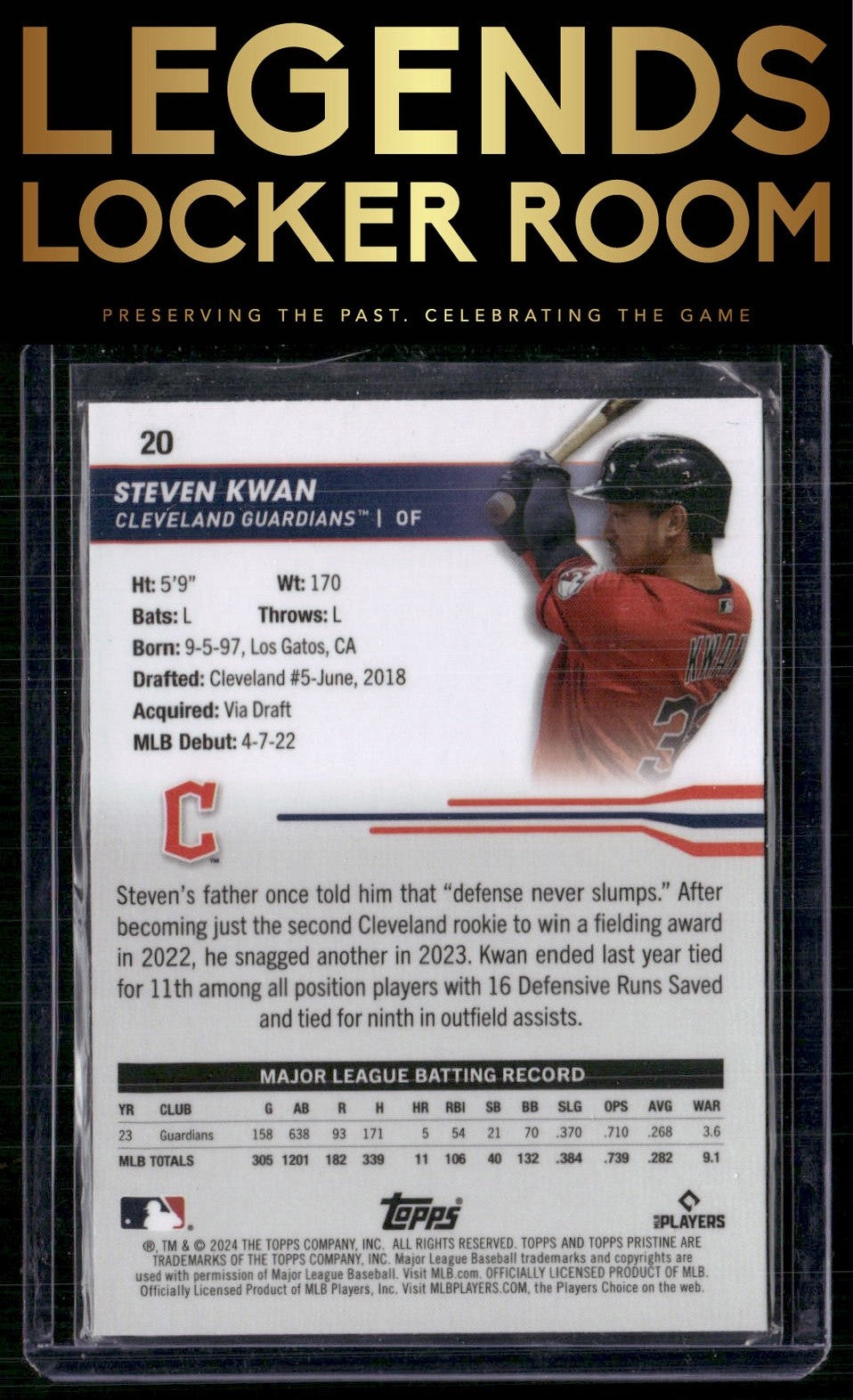 2024 Topps Pristine #20 Steven Kwan