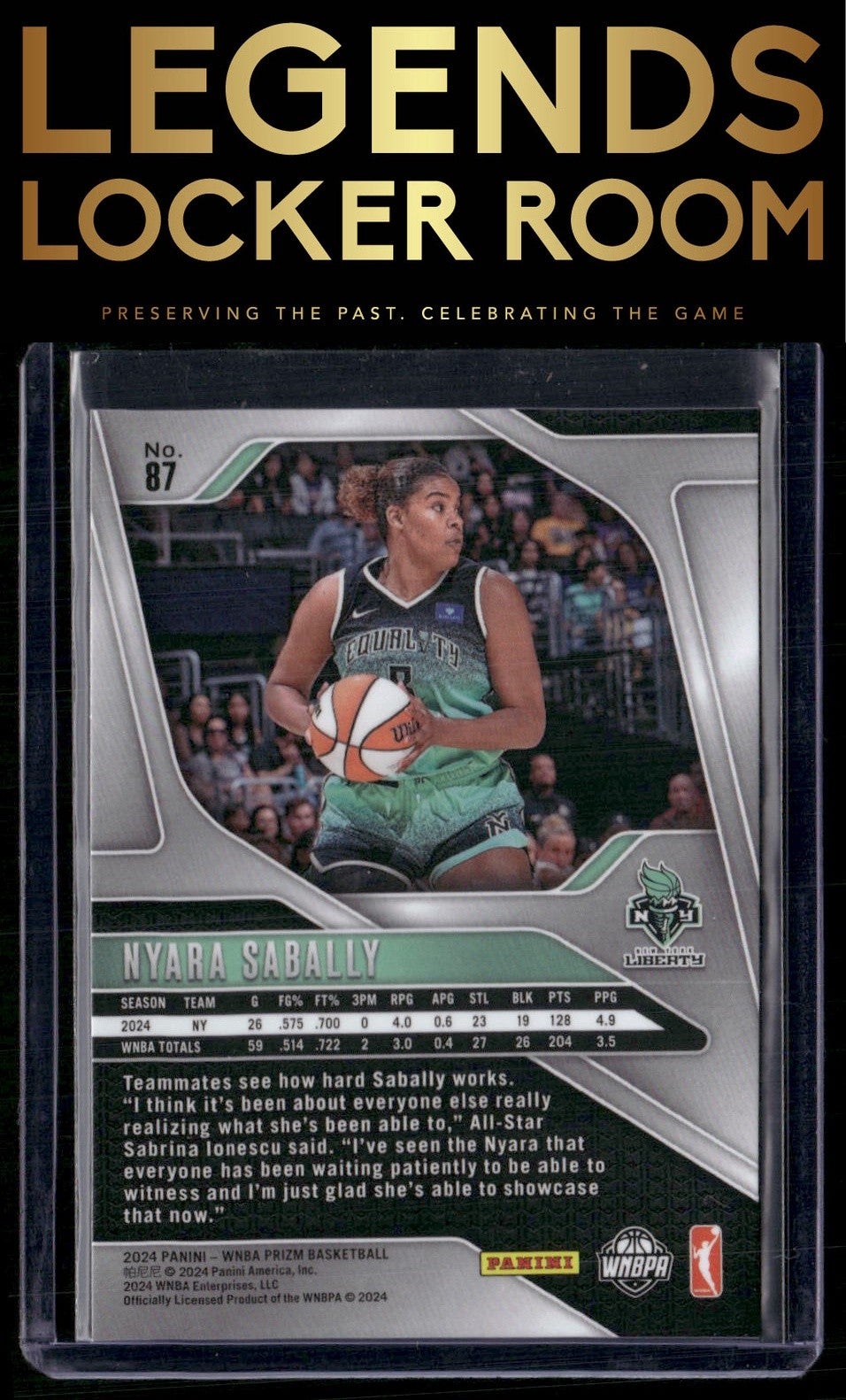 2024 Panini Prizm WNBA #87 Nyara Sabally