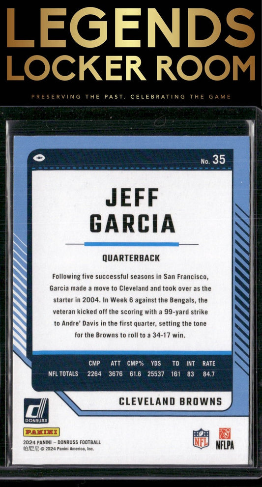 2024 Donruss #35 Jeff Garcia