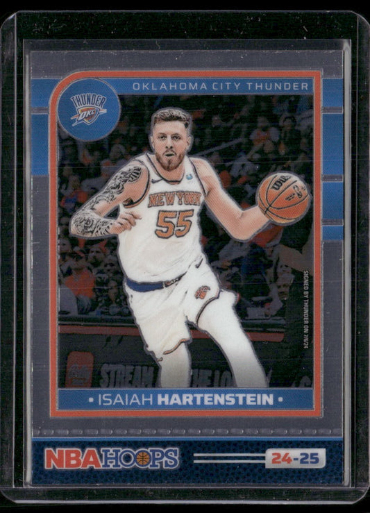 2024-25 Hoops #139 Isaiah Hartenstein Premium Prizms Silver