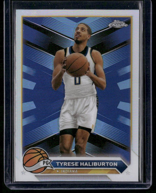 2023-24 Topps Chrome #4 Tyrese Haliburton Refractors