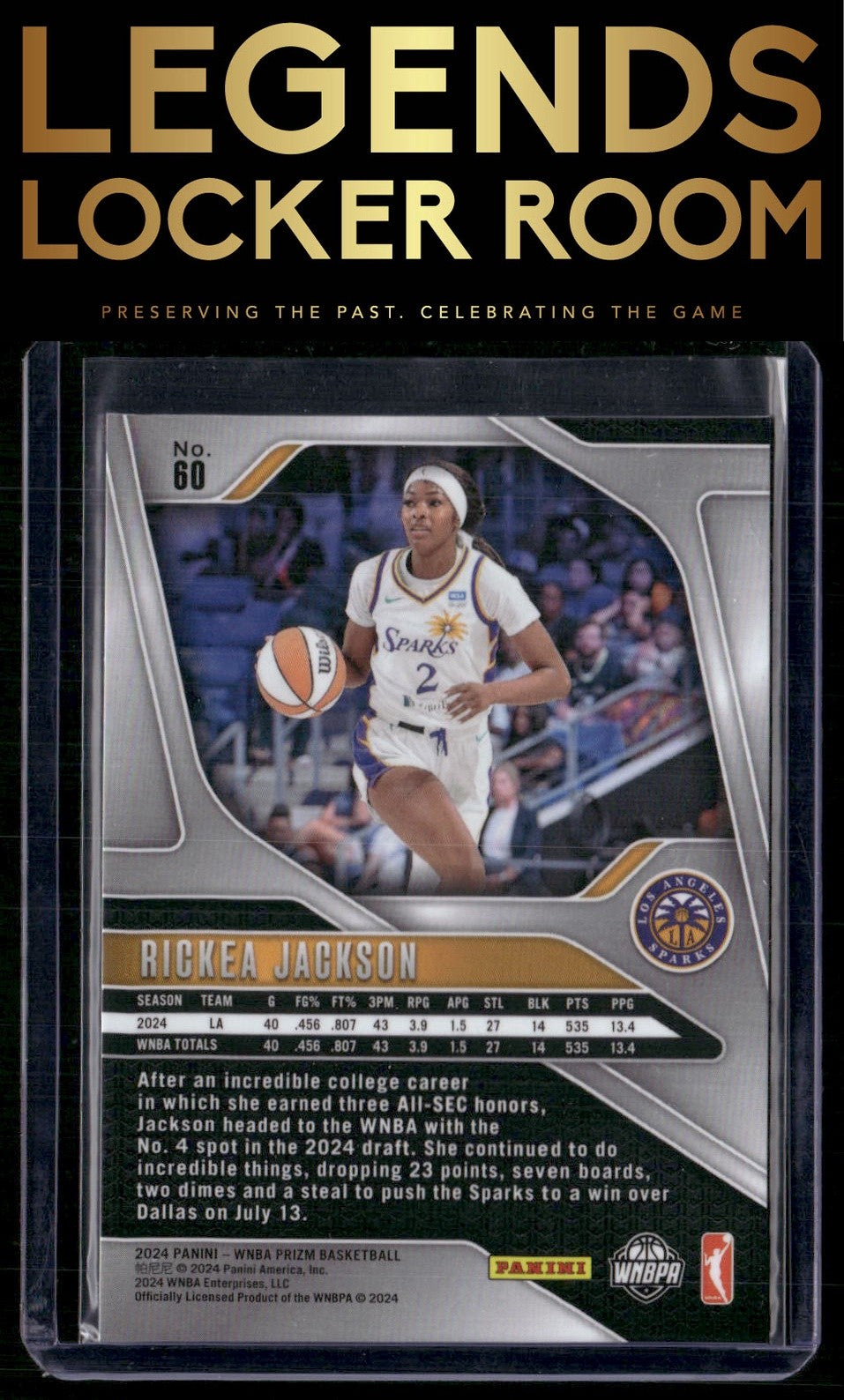 2024 Panini Prizm WNBA #60 Rickea Jackson