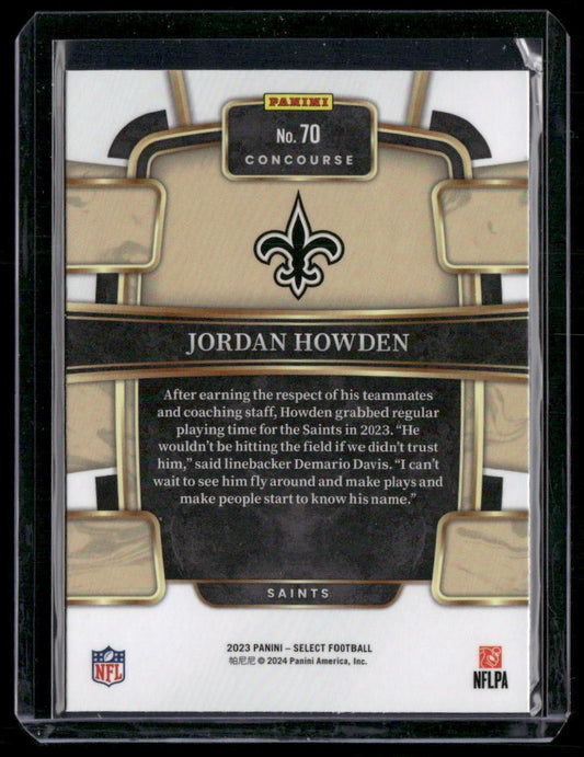 2023 Panini Select #70 Jordan Howden