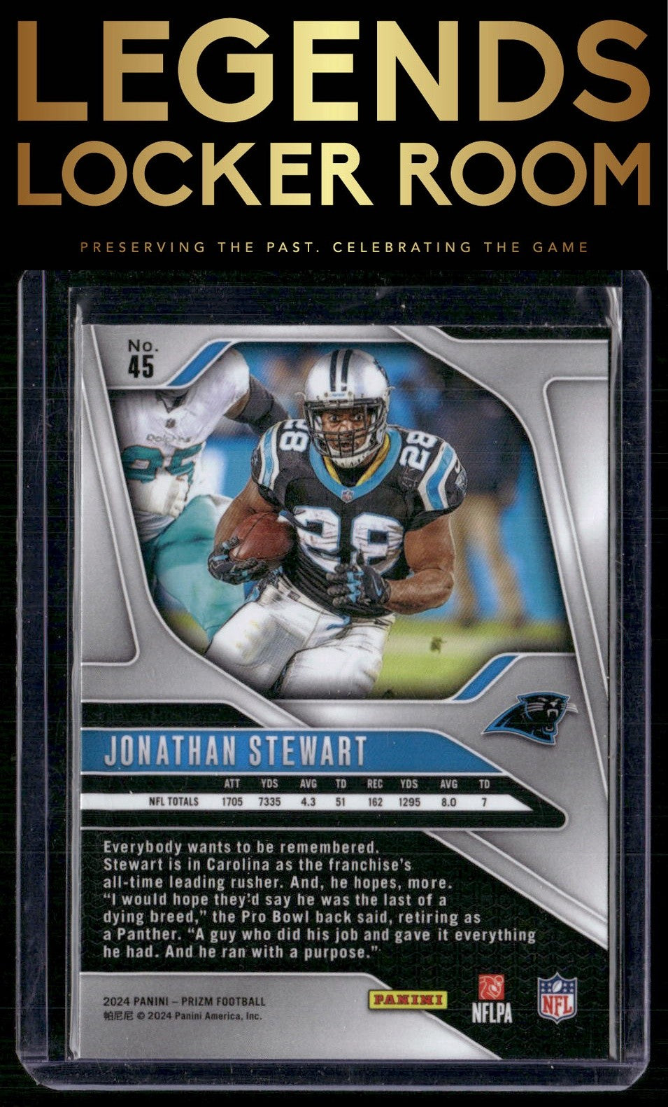 2024 Panini Prizm #45 Jonathan Stewart