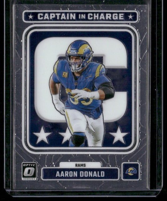 2023 Donruss Optic #CC-AD Aaron Donald Captain In Charge