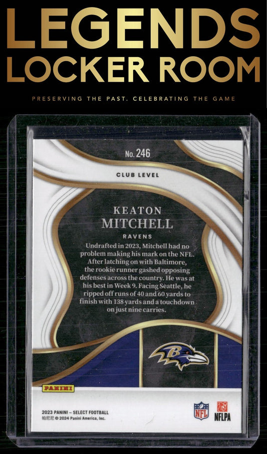 2023 Panini Select #246 Keaton Mitchell