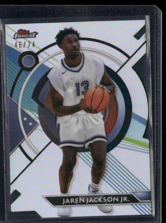 2023-24 Finest #58 Jaren Jackson Jr. Refractors Die Cut #/74