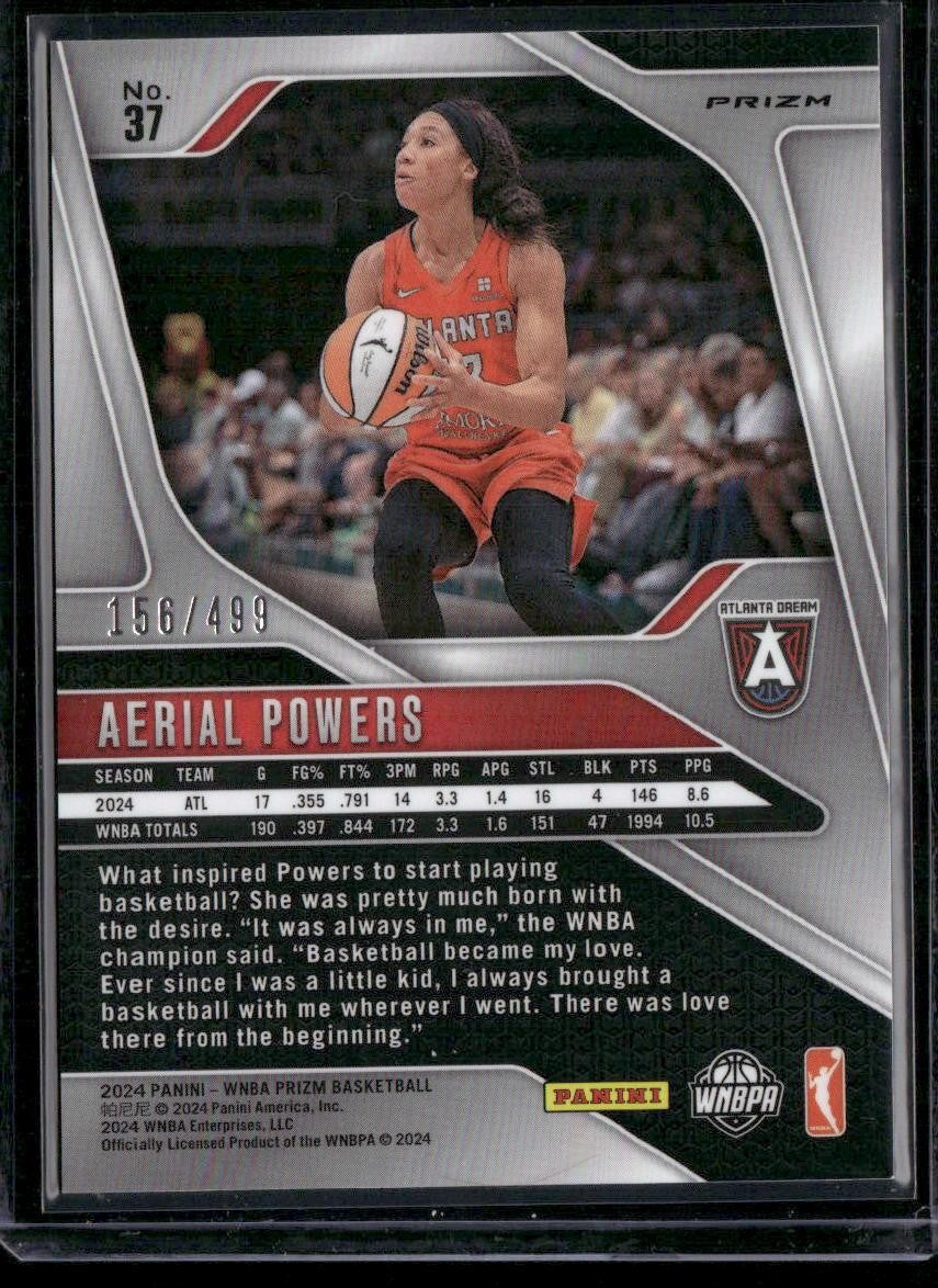 2024 Panini Prizm WNBA #37 Aerial Powers Pulsar Prizms #/499