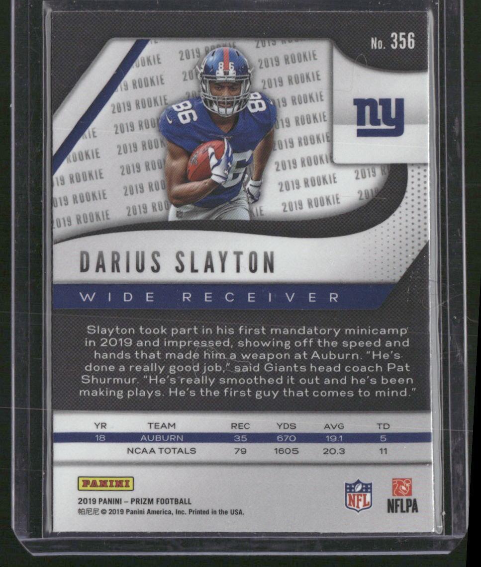 2019 Panini Prizm #356 Darius Slayton
