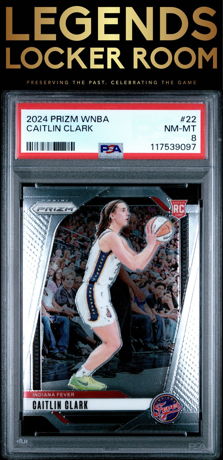 2024 Panini Prizm Wnba #22 Caitlin Clark PSA 8