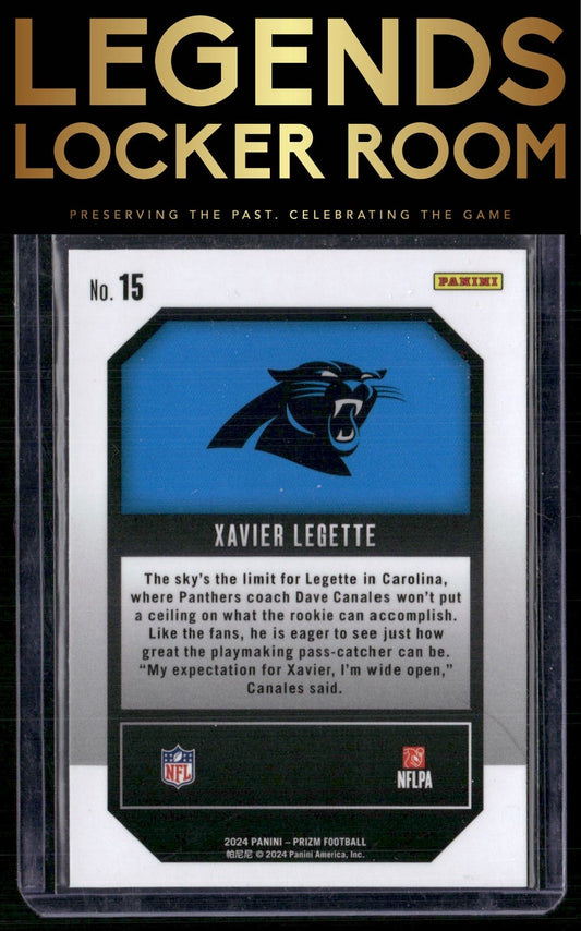 2024 Panini Prizm #15 Xavier Legette Emergent