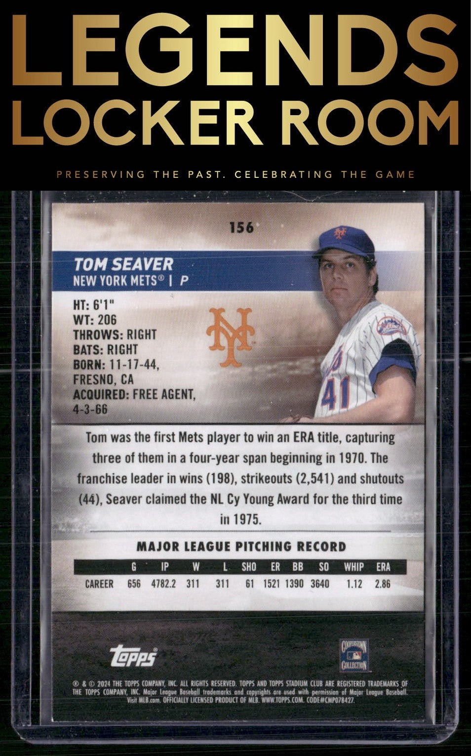 2024 Stadium Club #156 Tom Seaver