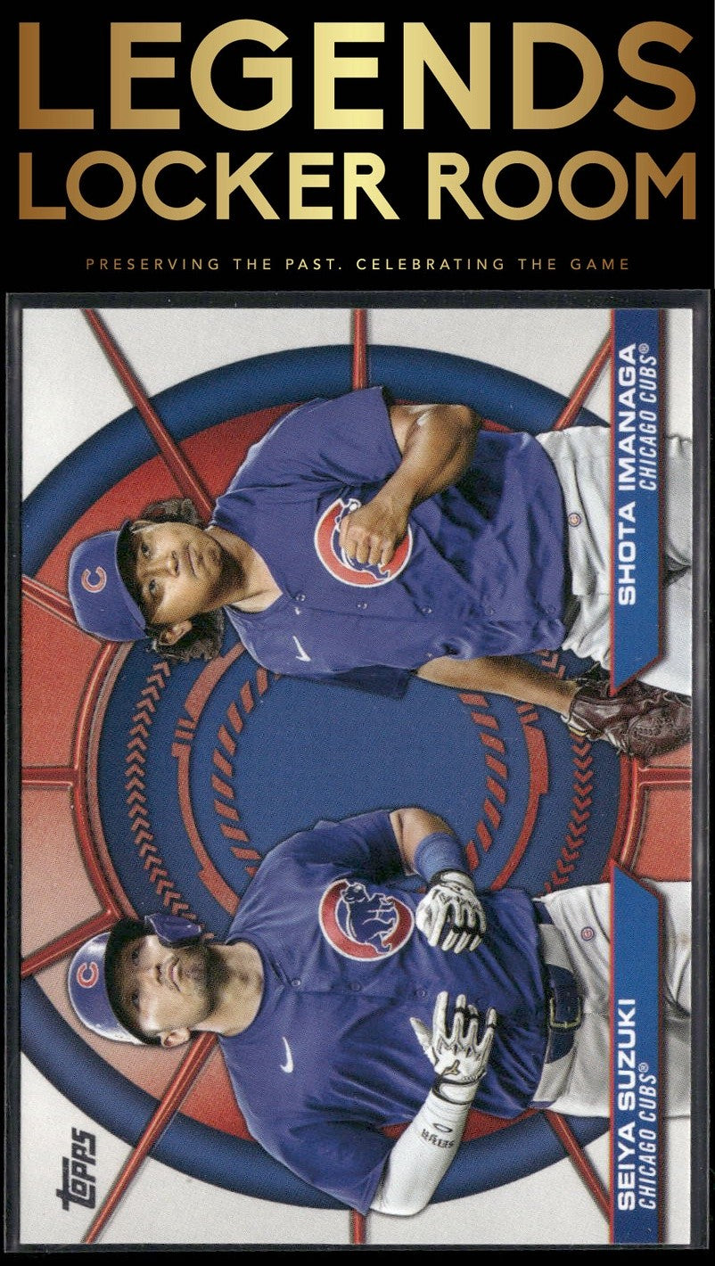 2025 Topps #DD-7 Seiya Suzuki / Shota Imanaga Dynamic Duos