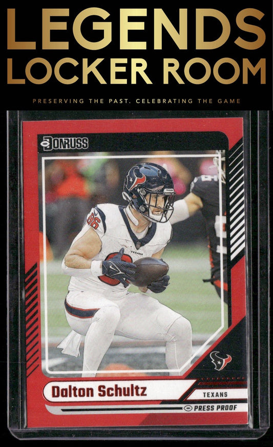 2024 Donruss #124 Dalton Schultz Press Proof Red