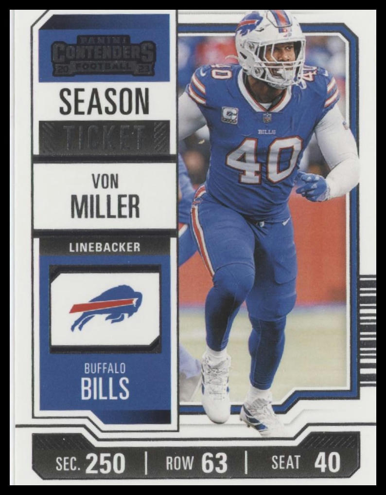 2023 Panini Contenders #13 Von Miller Season Ticket Retail