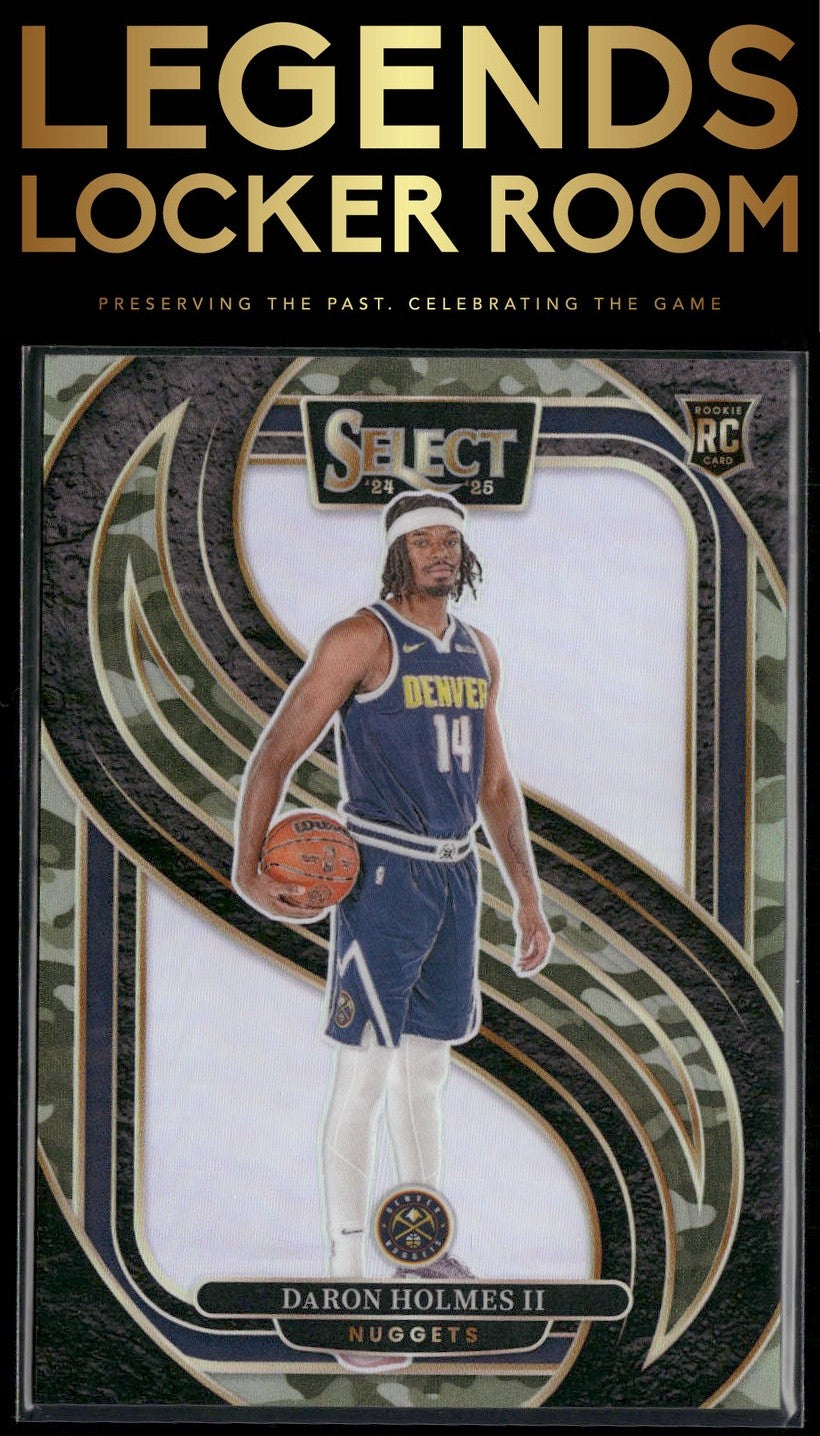 2024-25 Panini Select #173 DaRon Holmes II Green Camo Prizm #/125