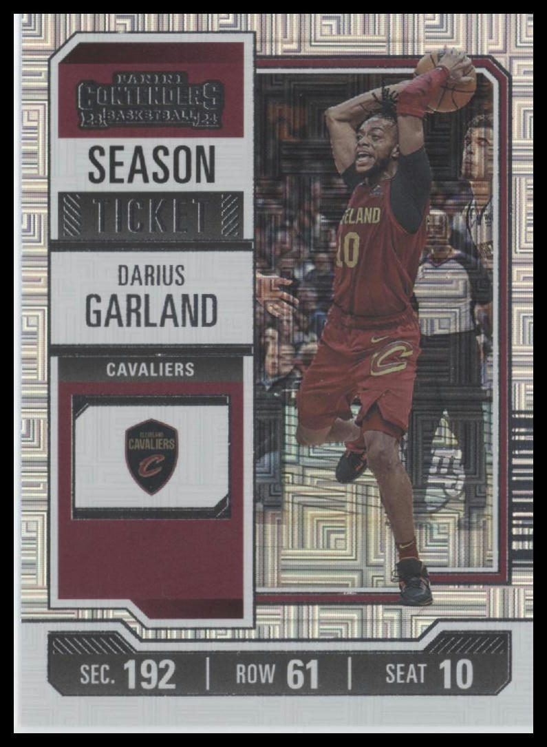 2023-24 Panini Contenders #29 Darius Garland Season Ticket Premium Edition