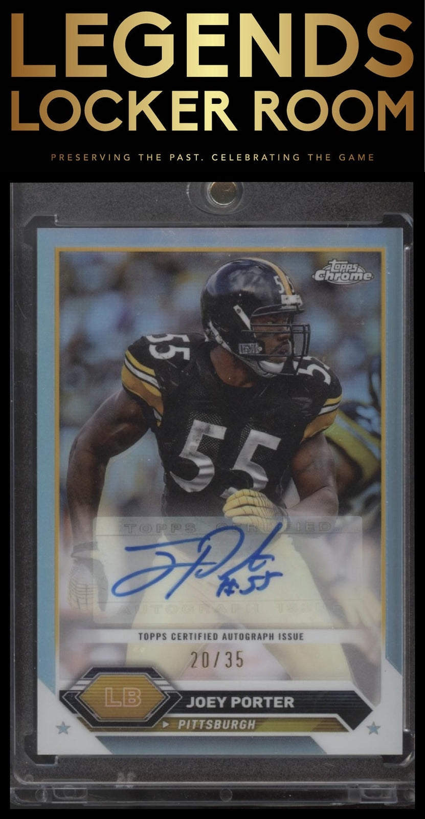 2023 Topps Composite #TCA-JP Joey Porter Topps Chrome Autographs /35