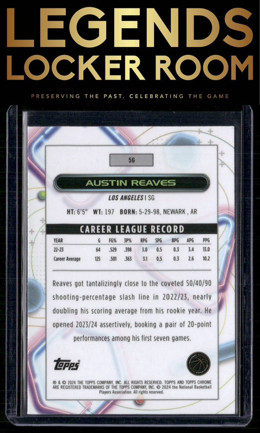 2023-24 Topps Chrome Cosmic #56 Austin Reaves