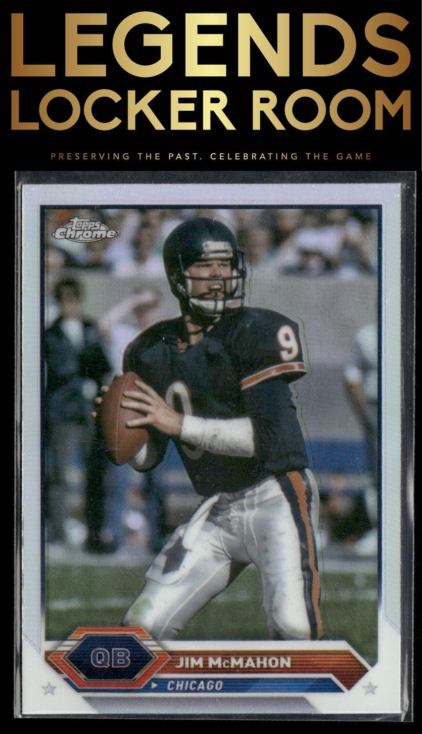 2023 Topps Composite #44 Jim McMahon Topps Chrome Refractor
