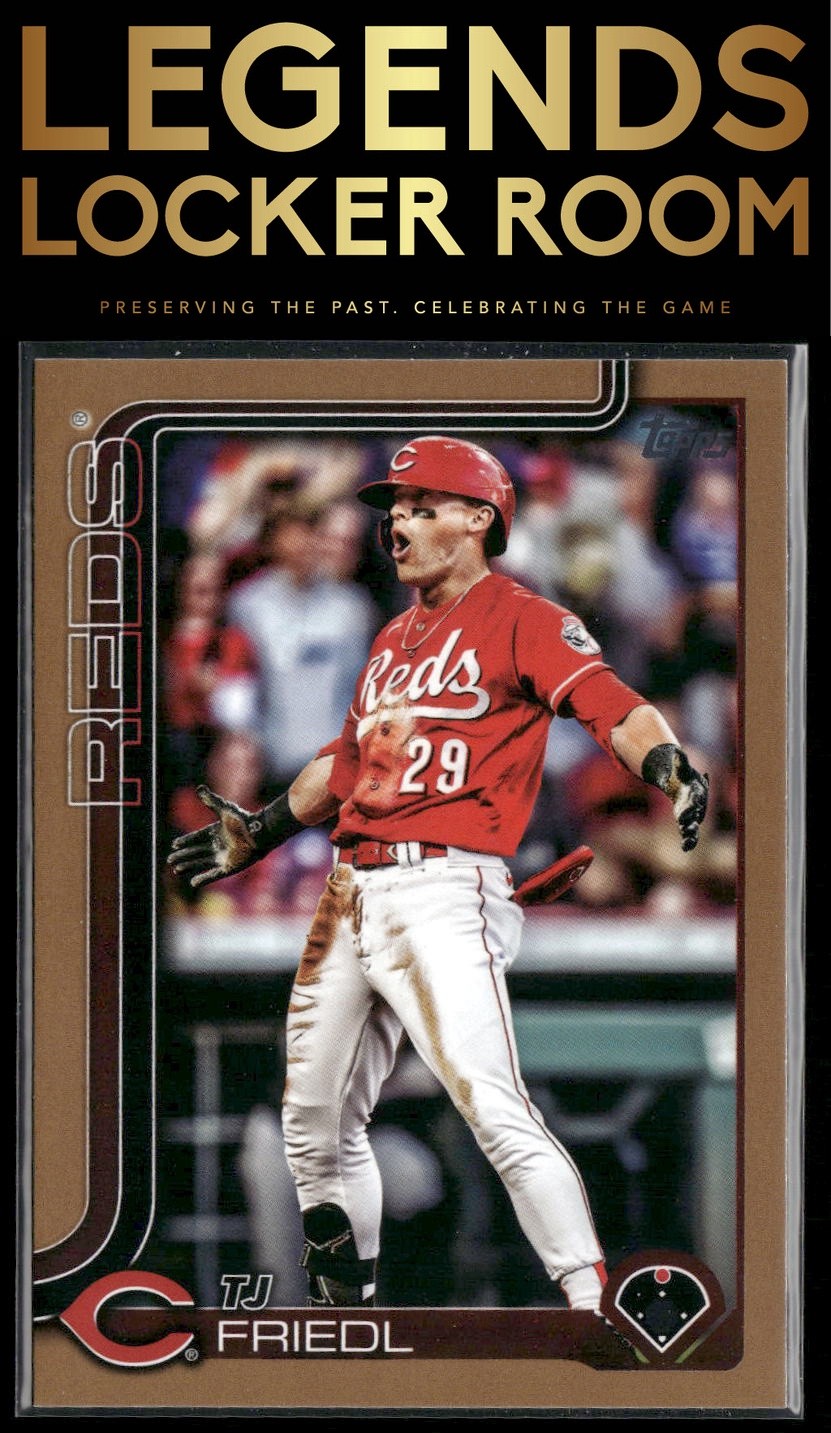 2025 Topps #525 Tj Friedl Gold #/2025