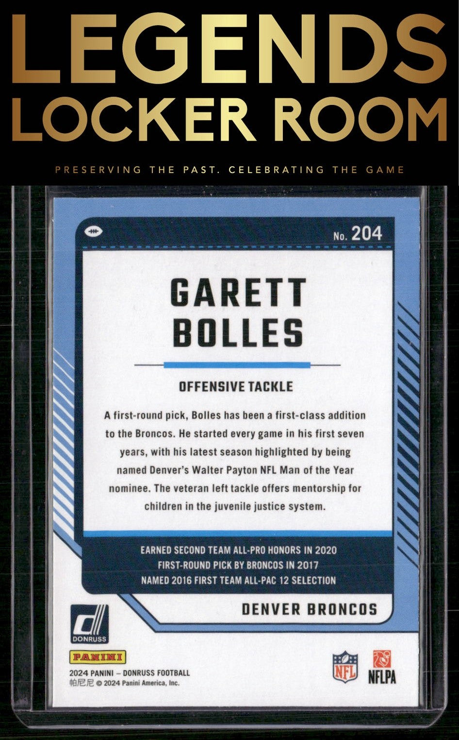2024 Donruss #204 Garrett Bolles