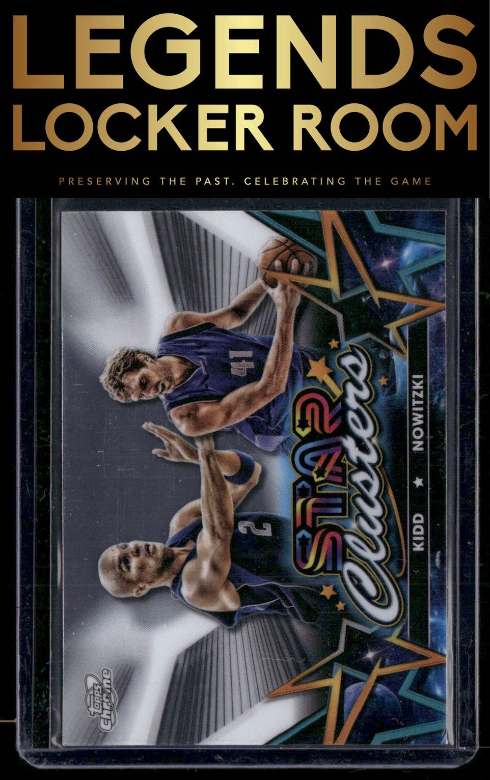 2023-24 Topps Chrome Cosmic #SC-8 Jason Kidd / Dirk Nowitzki Star Clusters