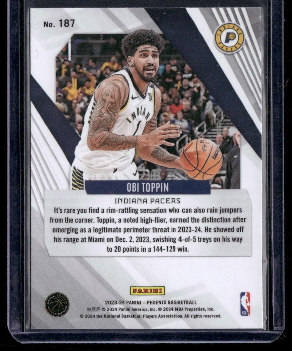 2023-24 Panini Phoenix #187 Obi Toppin