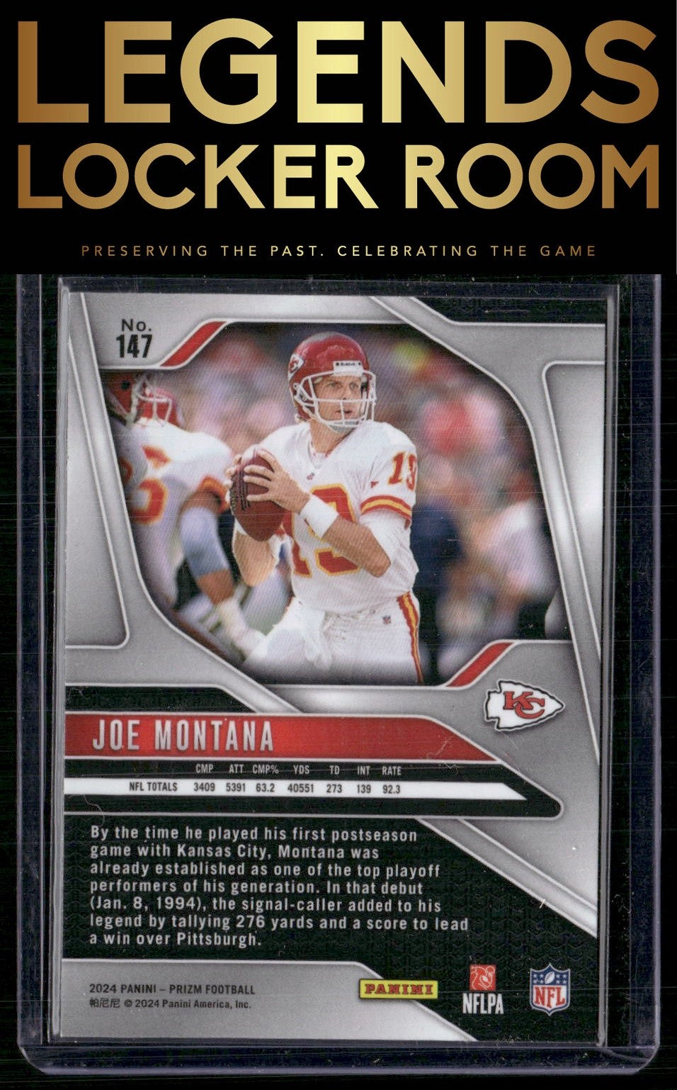 2024 Panini Prizm #147 Joe Montana