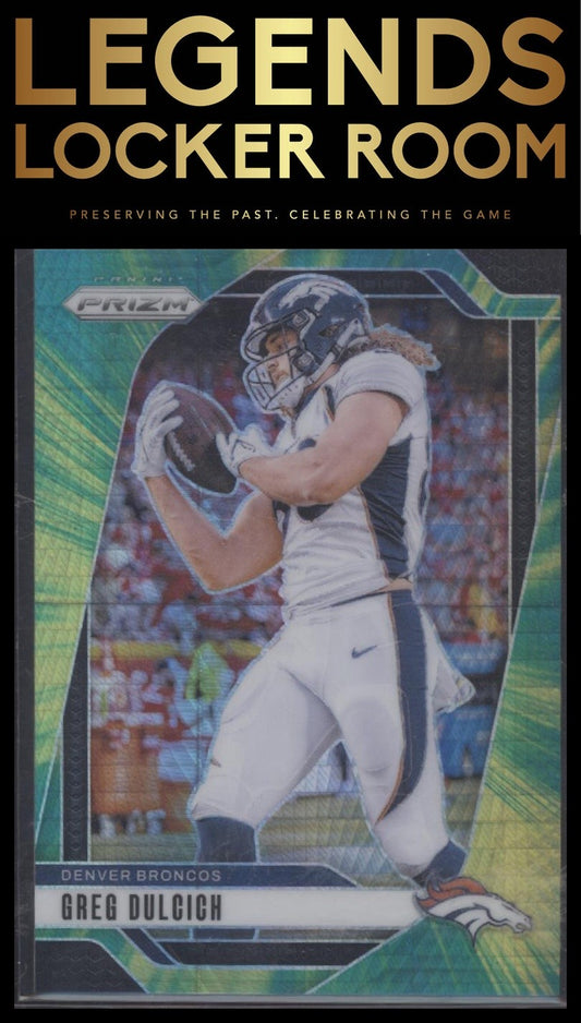 2024 Panini Prizm #85 Greg Dulcich Hyper #/180