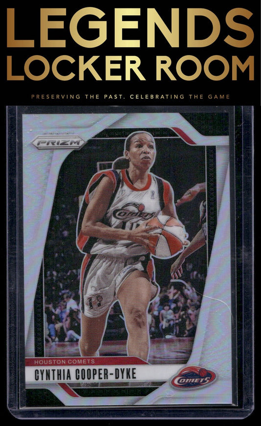 2024 Panini Prizm WNBA #21 Cynthia Cooper-Dyke Silver Prizms