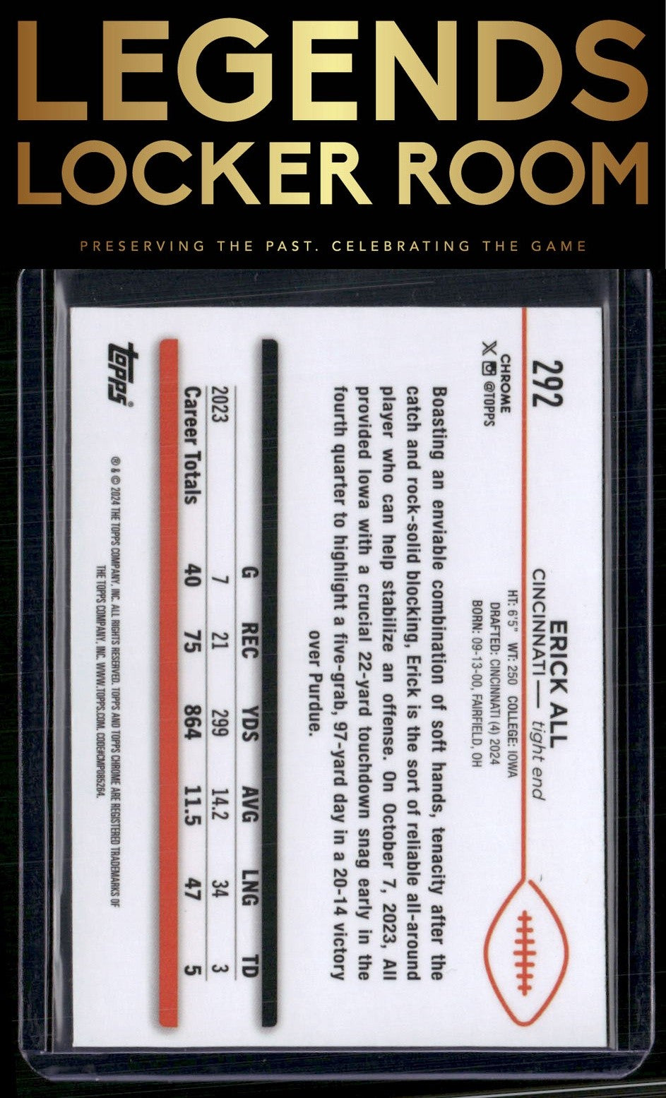 2024 Topps Chrome #292 Erick All