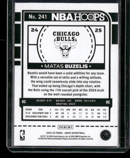 2024-25 Hoops #241 Matas Buzelis