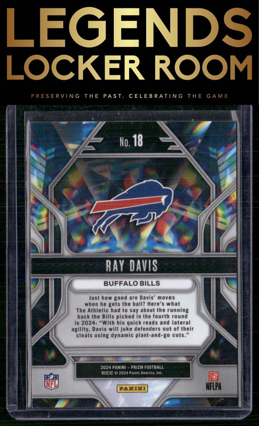 2024 Panini Prizm #18 Ray Davis Prizmatic