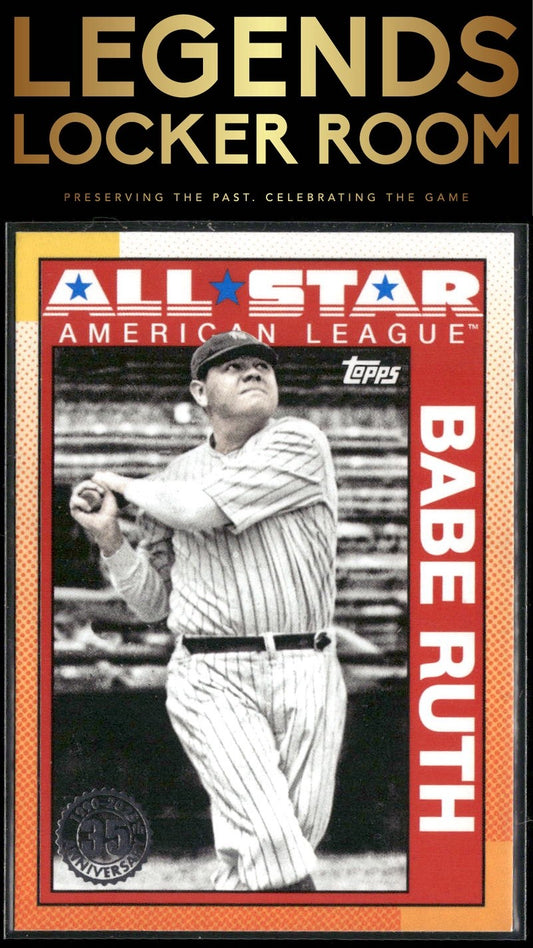 2025 Topps #90AS-41a Babe Ruth 1990 Topps Baseball 35th Anniversary All-Stars