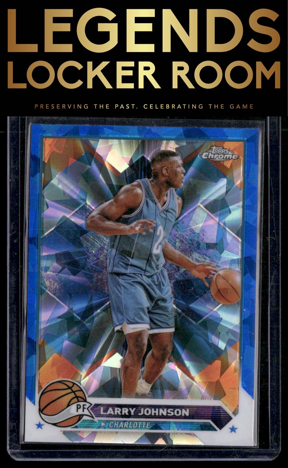 2023-24 Topps Chrome Sapphire Edition #32 Larry Johnson