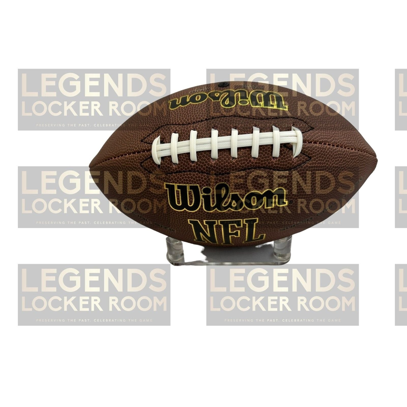 Larry Little Signed Football - Inscribed "HOF 93" - Certificate of Authenticity 