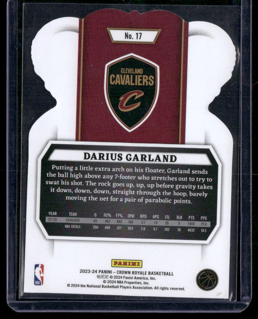 2023-24 Panini Crown Royale #17 Darius Garland