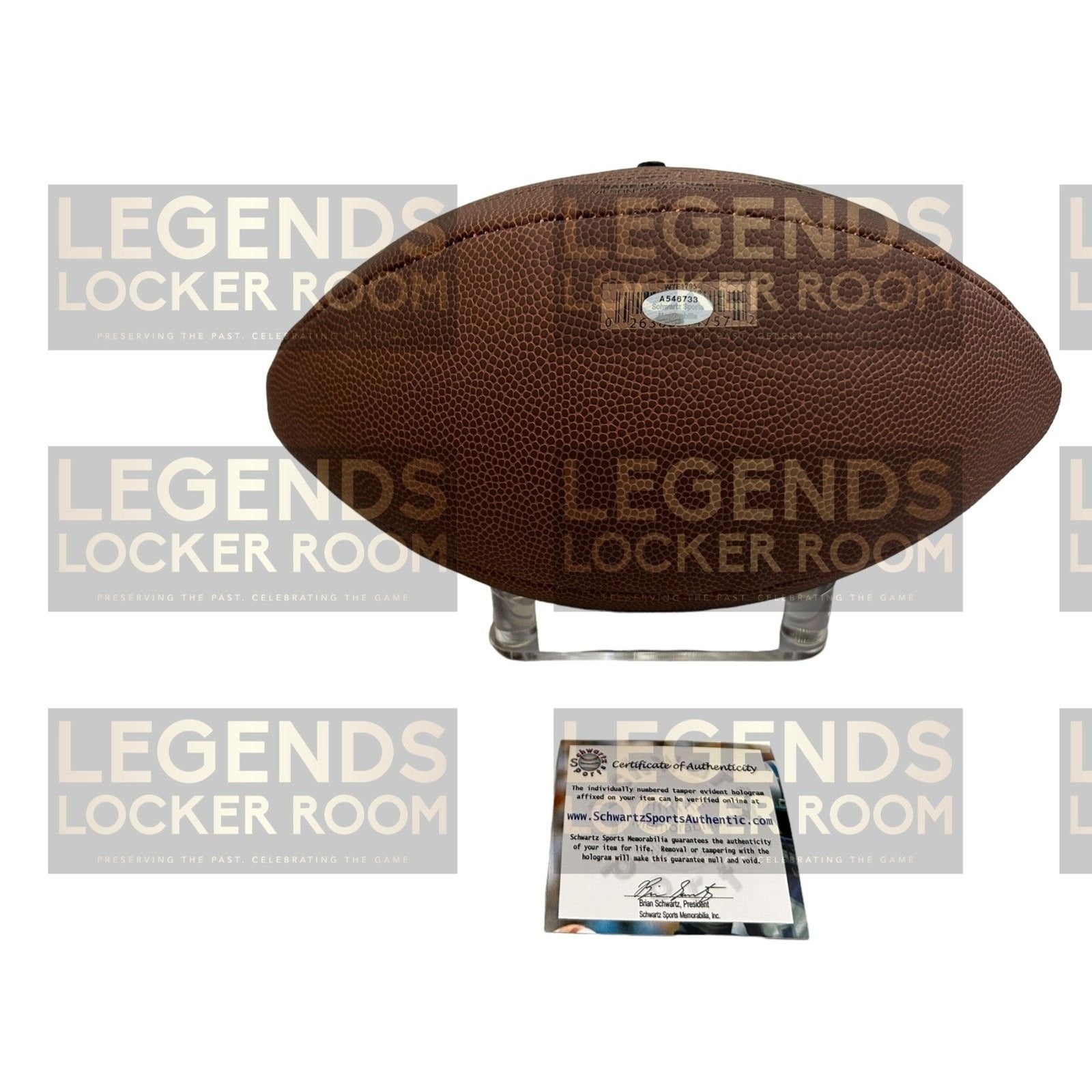 Craig Morton Signed Football Inscribed SB VI Champs Certificate of Authenticity