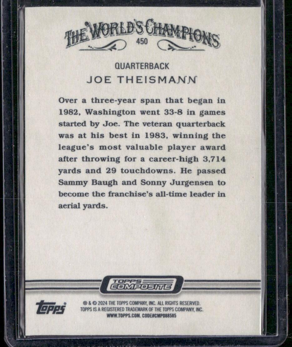 2023 Topps Composite #450 Joe Theismann
