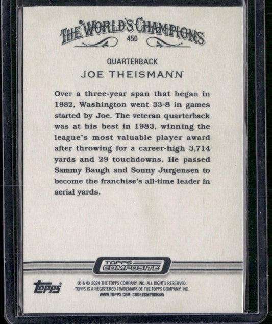 2023 Topps Composite #450 Joe Theismann