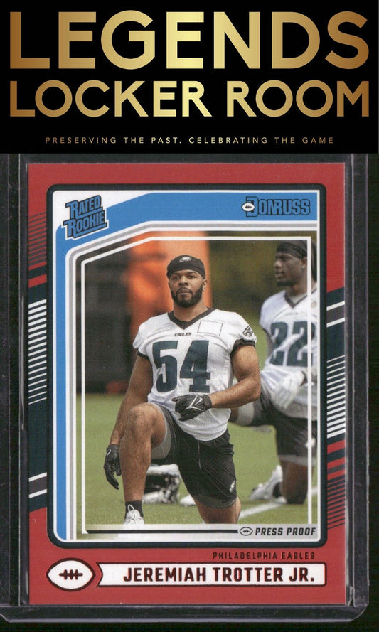2024 Donruss #334 Jeremiah Trotter Jr. Press Proof Red
