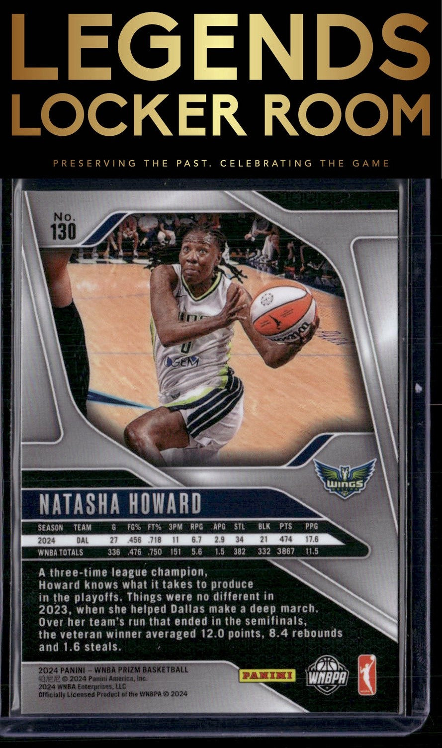 2024 Panini Prizm WNBA #130 Natasha Howard