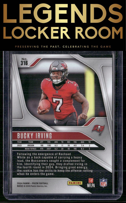 2024 Panini Prizm #316 Bucky Irving