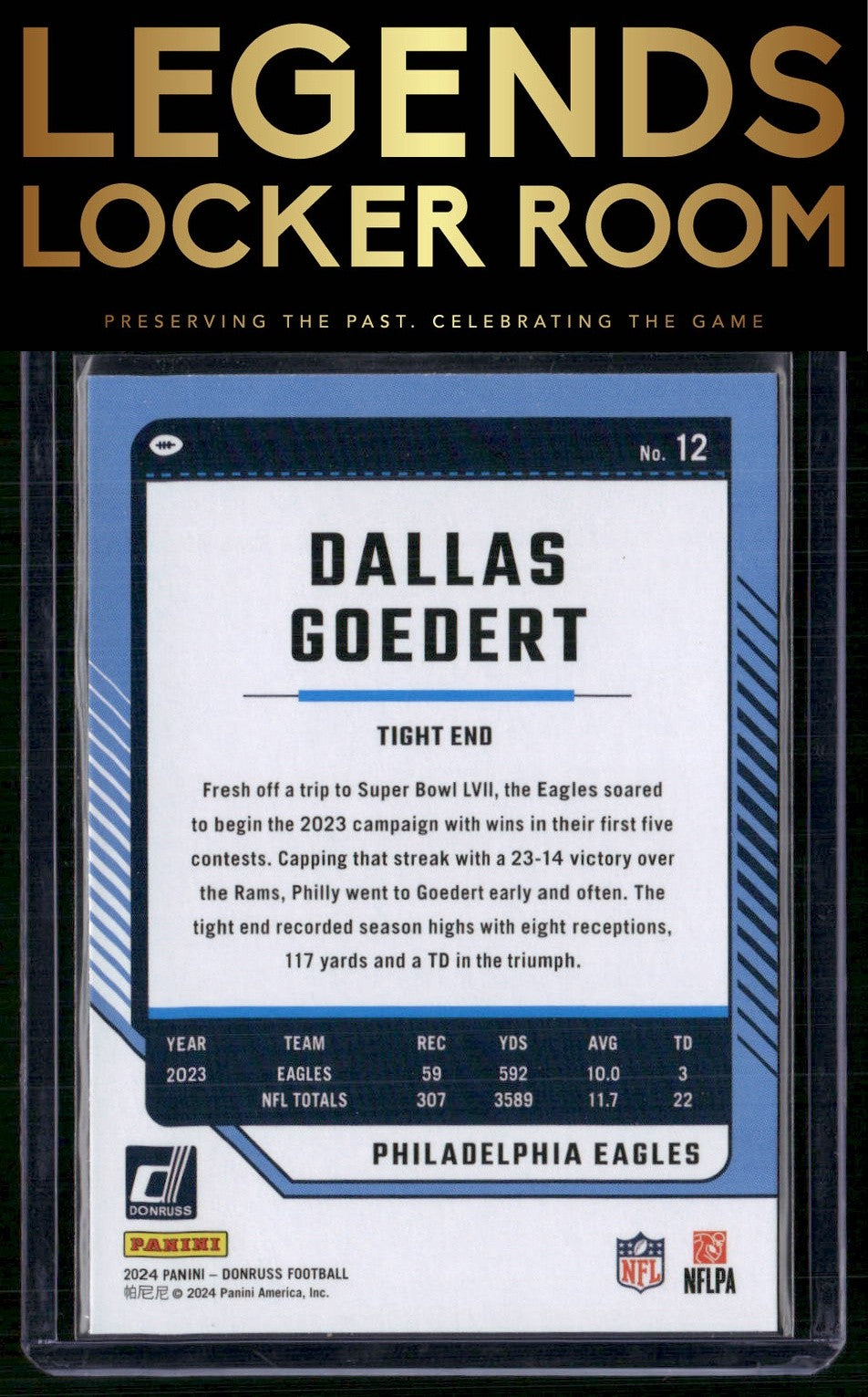 2024 Donruss #12 Dallas Goedert