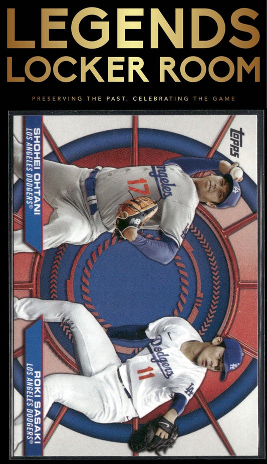 2025 Topps #DD-15 Shohei Ohtani / Roki Sasaki Dynamic Duos