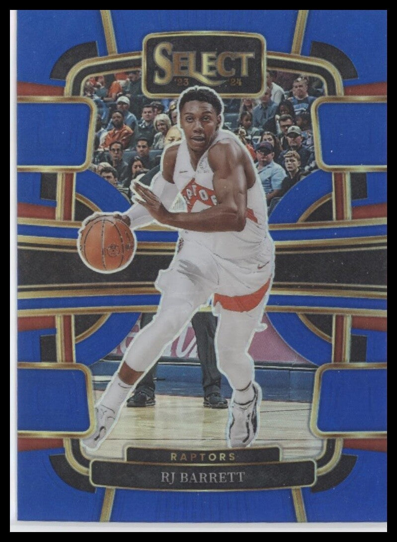 2023-24 Panini Select #1 RJ Barrett Blue Prizms