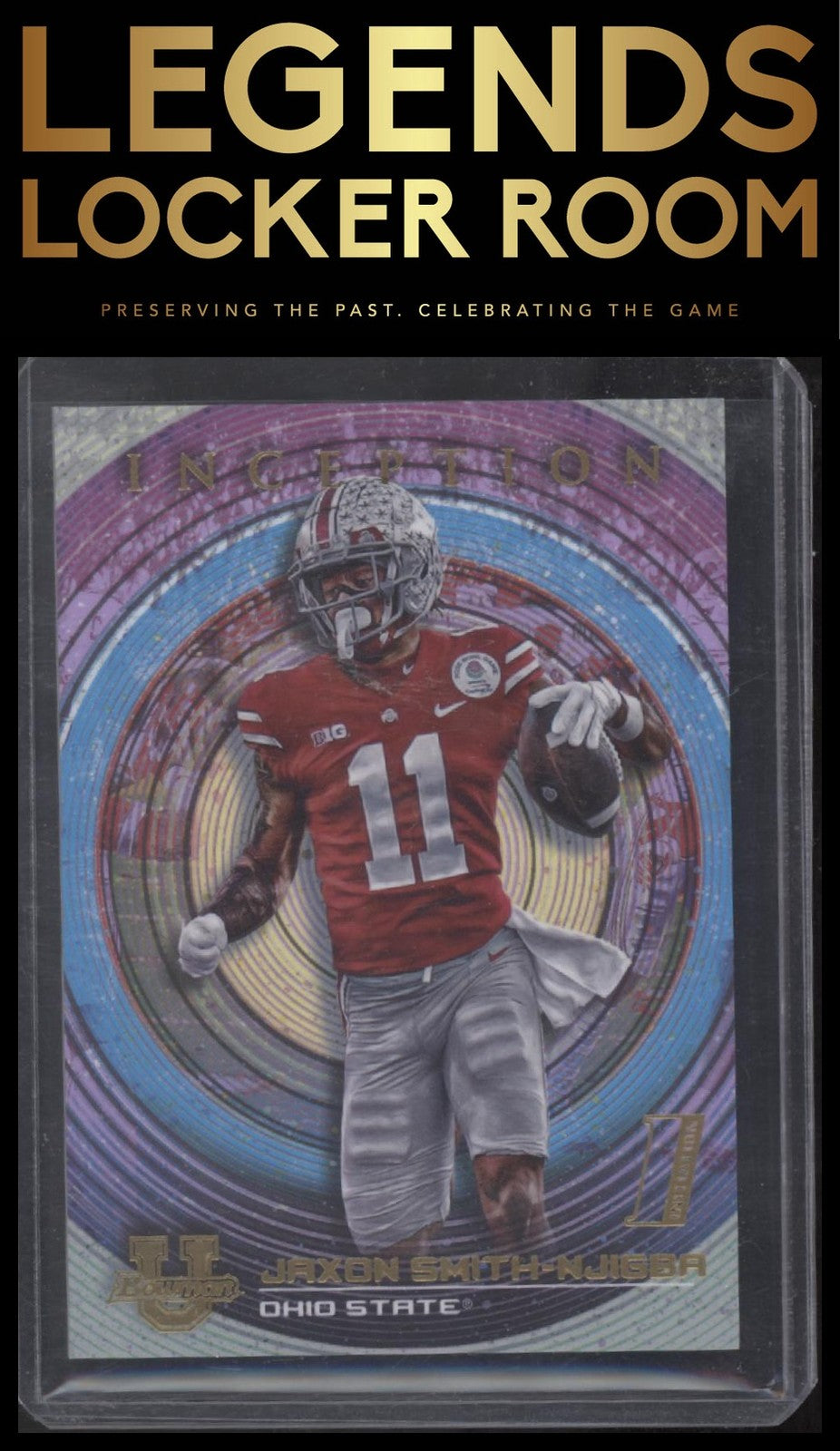 2022-23 Bowman University Inception #72 Jaxon Smith-Njigba