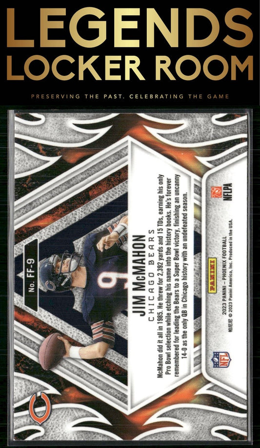 2023 Panini Phoenix #FF-9 Jim McMahon Fire Forged